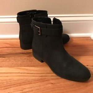 Cole Haan 8.5 Waterproof Black Leather Boots